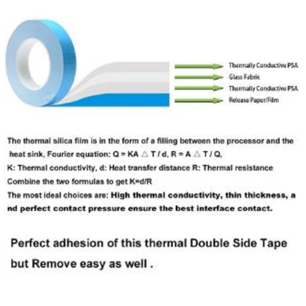 Double Side Thermal Conductive Adhesive Tape for Chip PCB LED Strip Heatsink